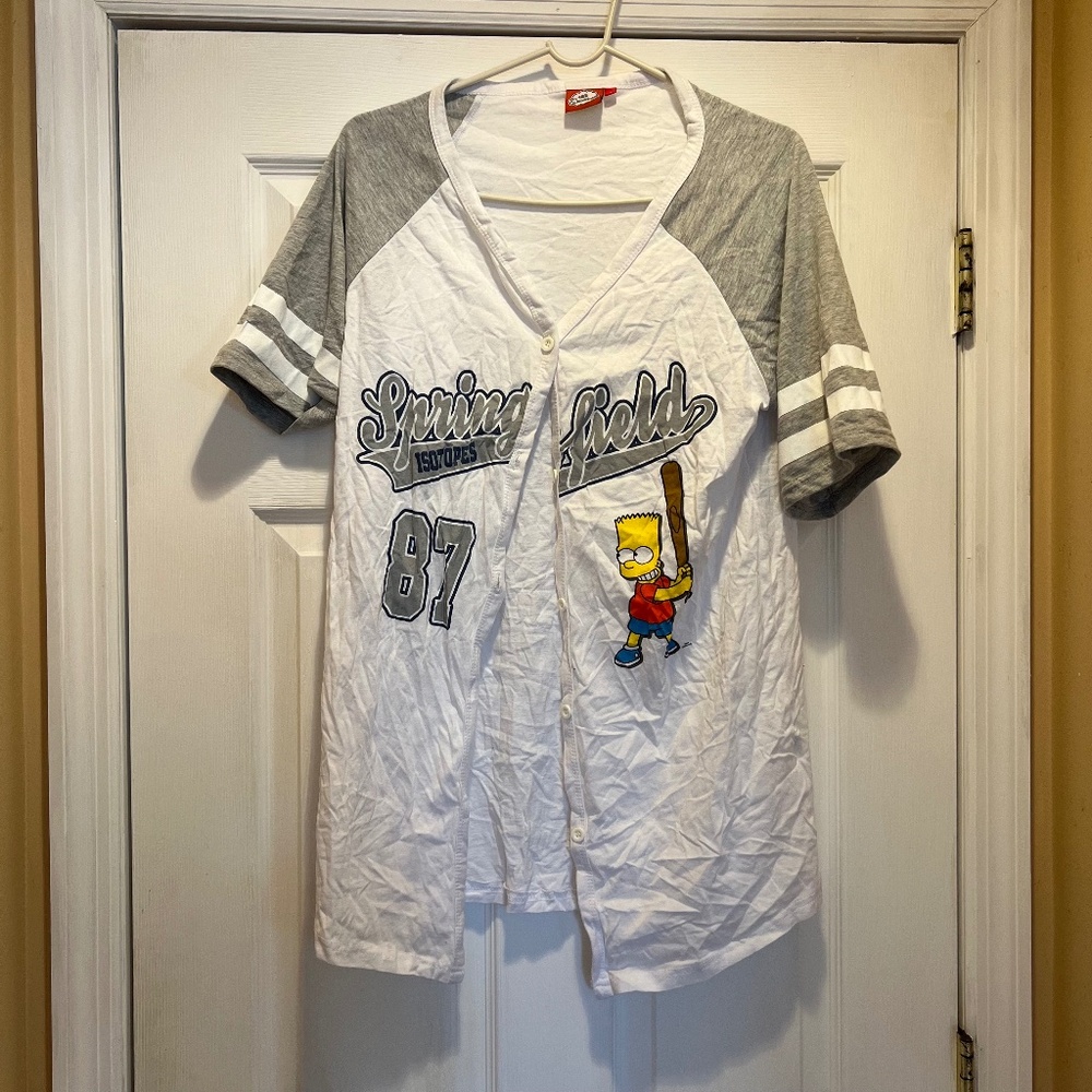 The Simpsons Springfield isotopes t-shirt jersey
